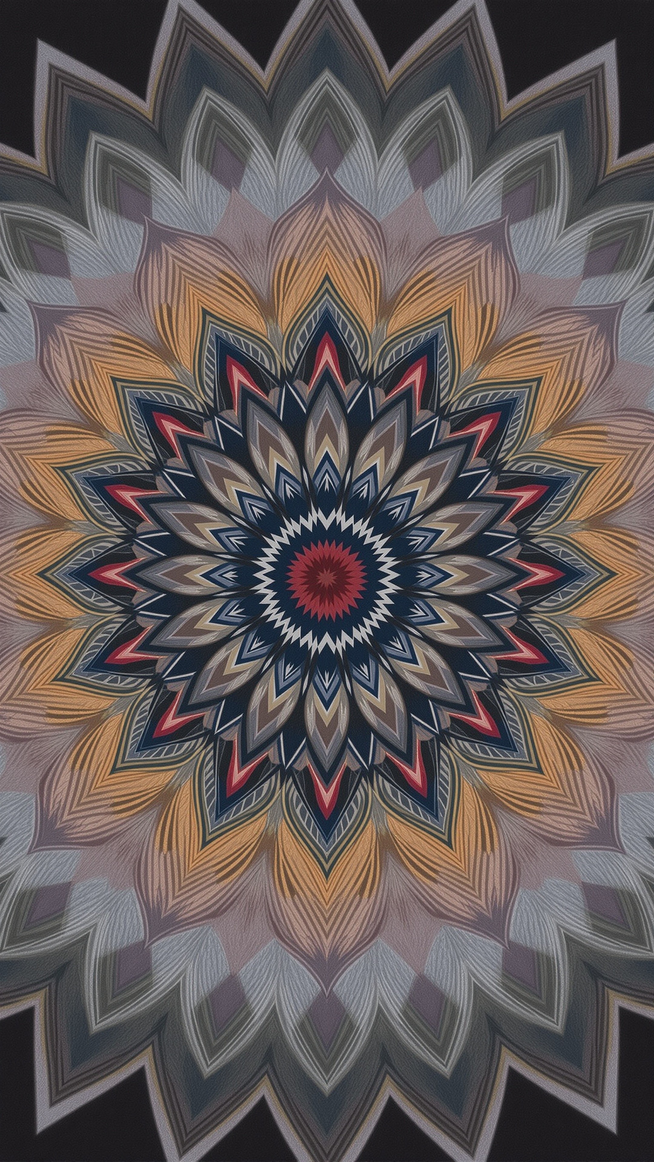 Indian Mandala - Abstract phone wallpaper 2160x3840
