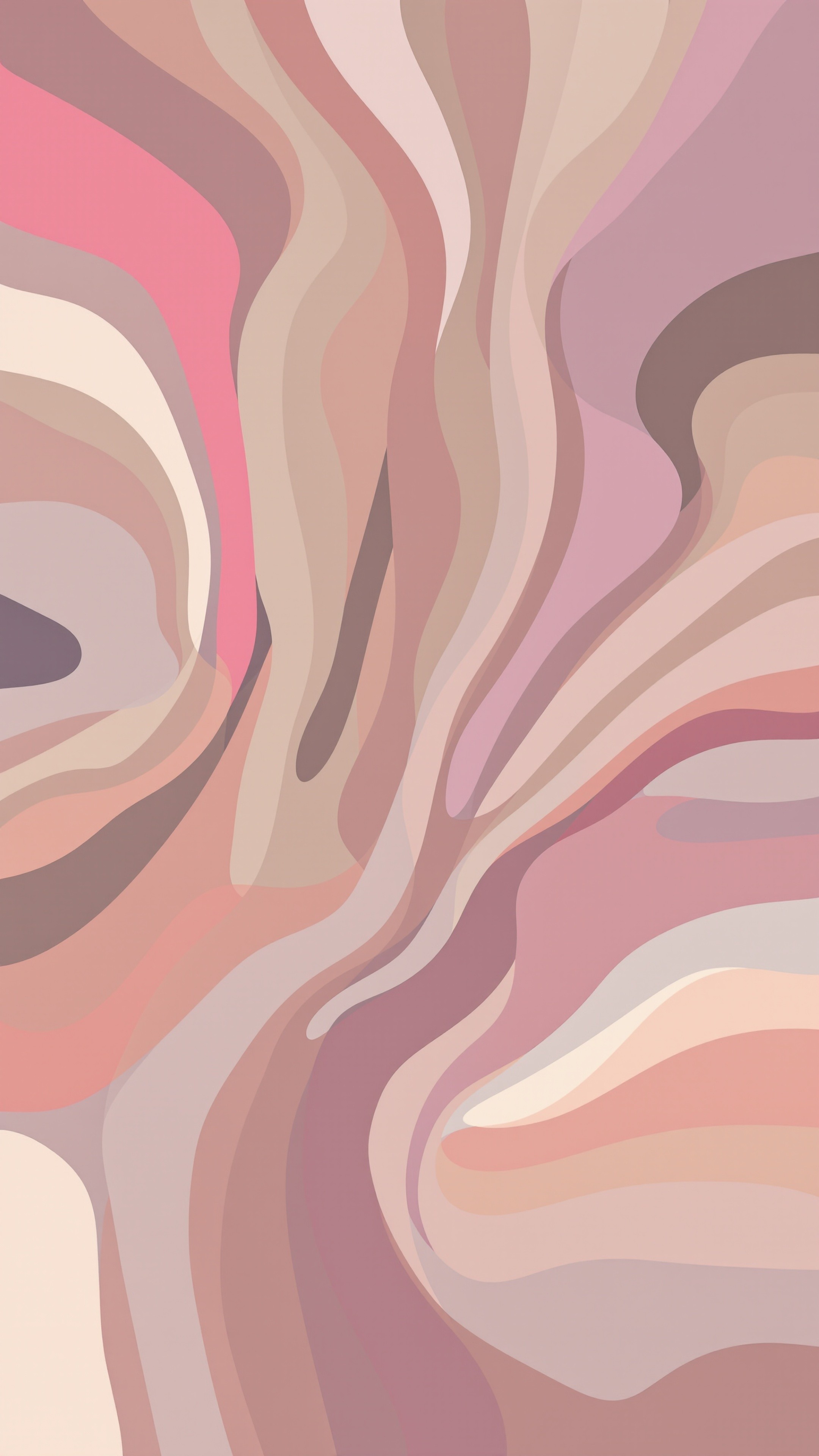 Op Art Waves - Abstract phone wallpaper 2160x3840