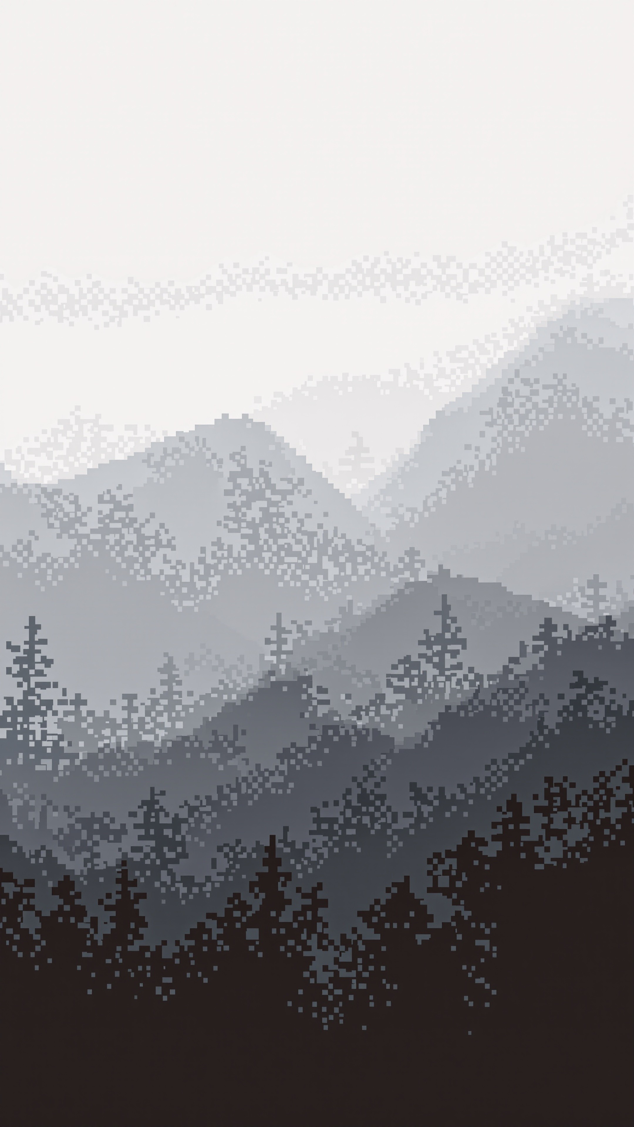 Pixel Art 16bit - Abstract phone wallpaper 2160x3840