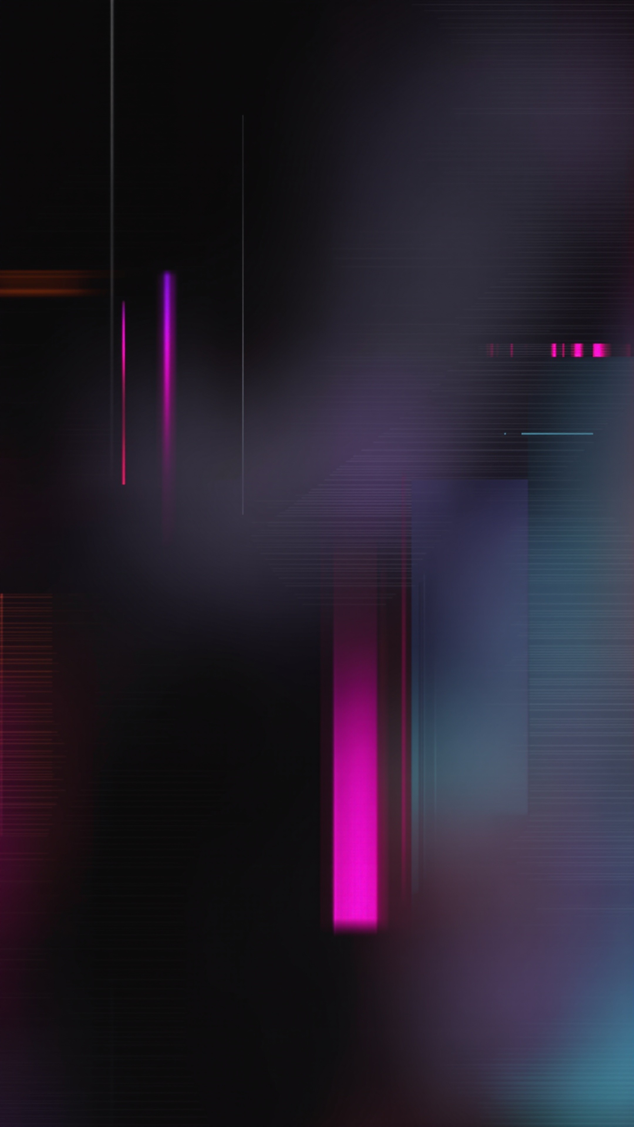 Vaporwave Glitch - Abstract phone wallpaper 2160x3840