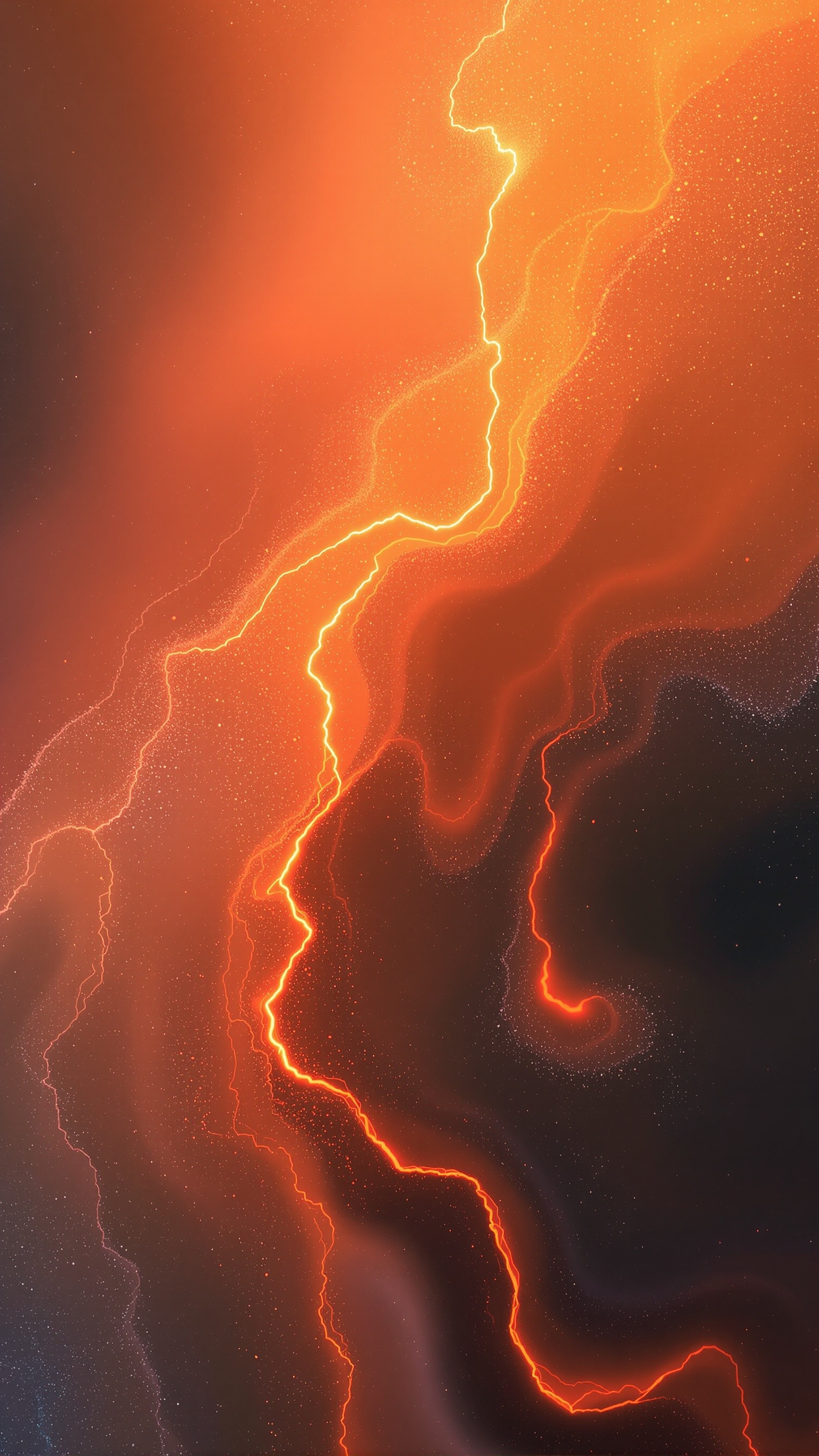 Molten Lava - Abstract phone wallpaper 2160x3840