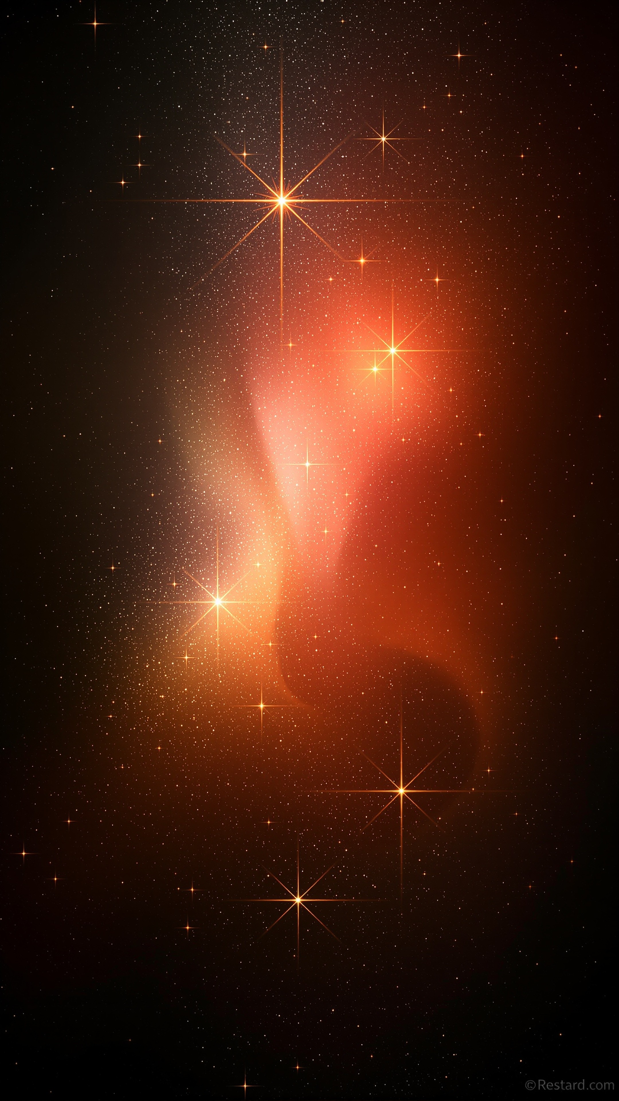 Stellar Shimmer - Abstract phone wallpaper 2160x3840