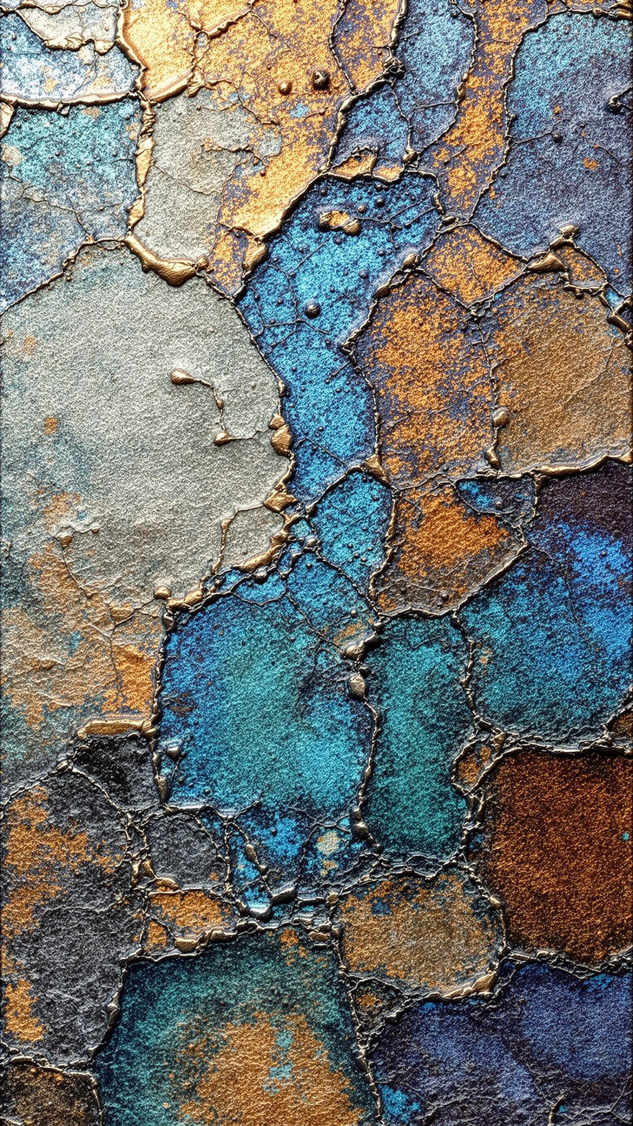 Ceramic Raku - Abstract phone wallpaper 2160x3840