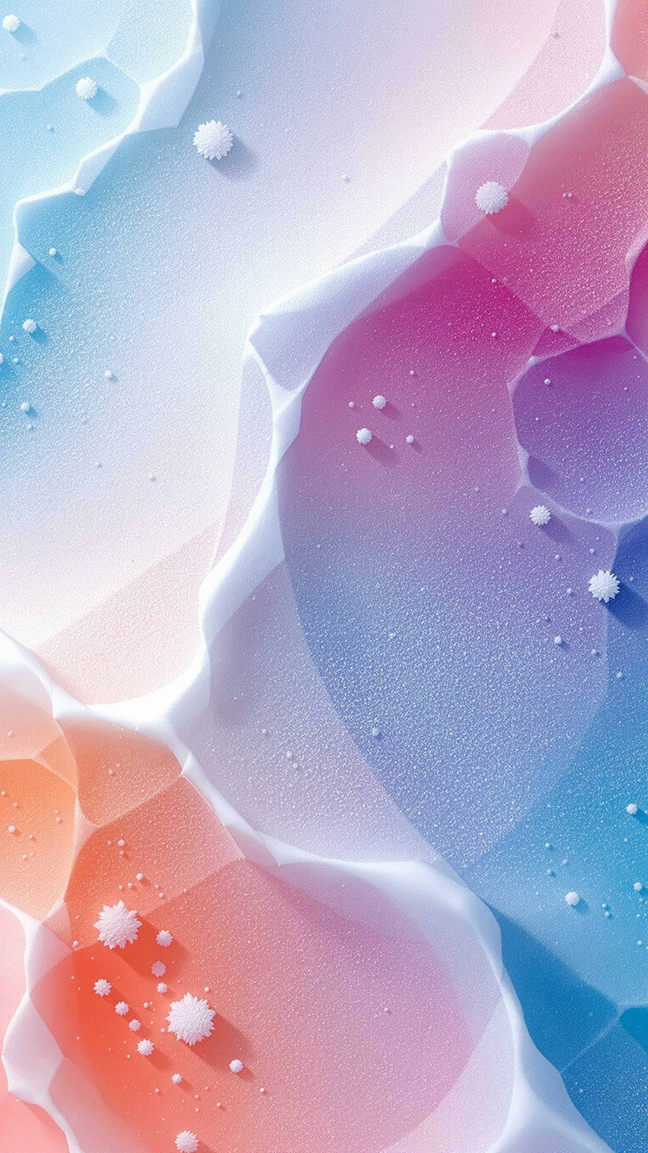 Snow Packed - Abstract phone wallpaper 2160x3840
