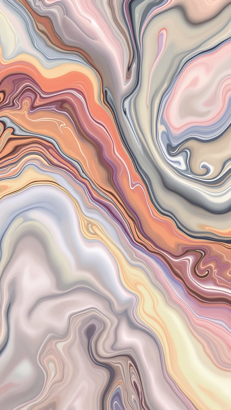 liquid marble - Abstract phone wallpaper
