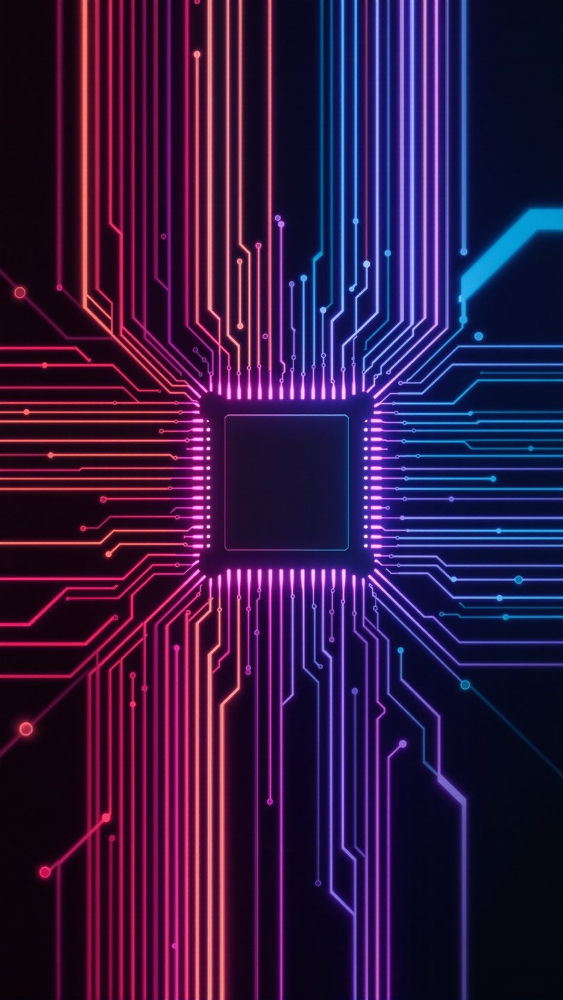 circuit processor - Abstract phone wallpaper