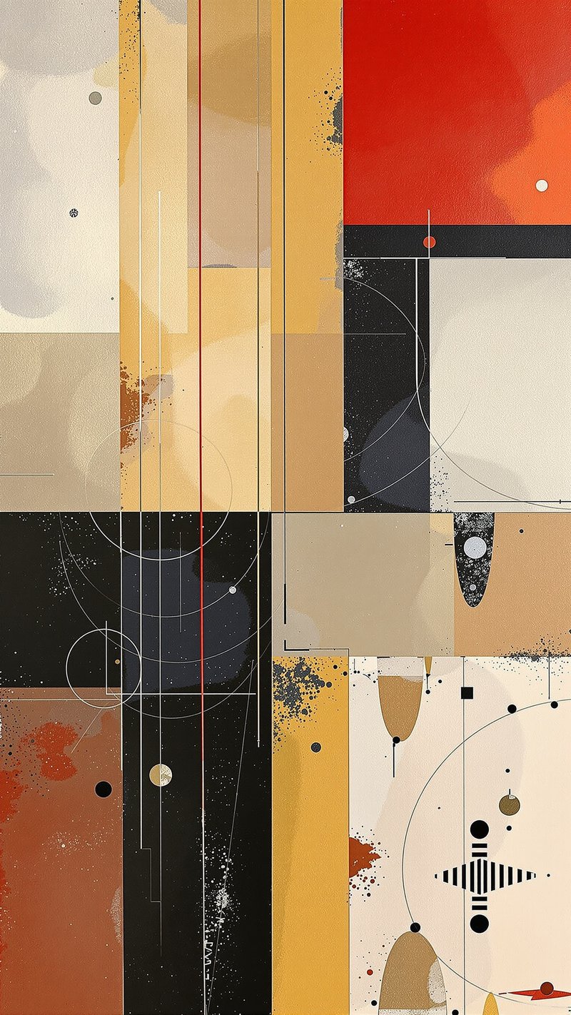 bauhaus painting - Abstract phone wallpaper