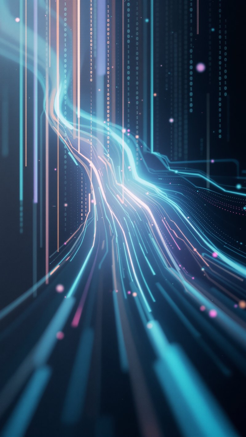 binary stream - Abstract phone wallpaper