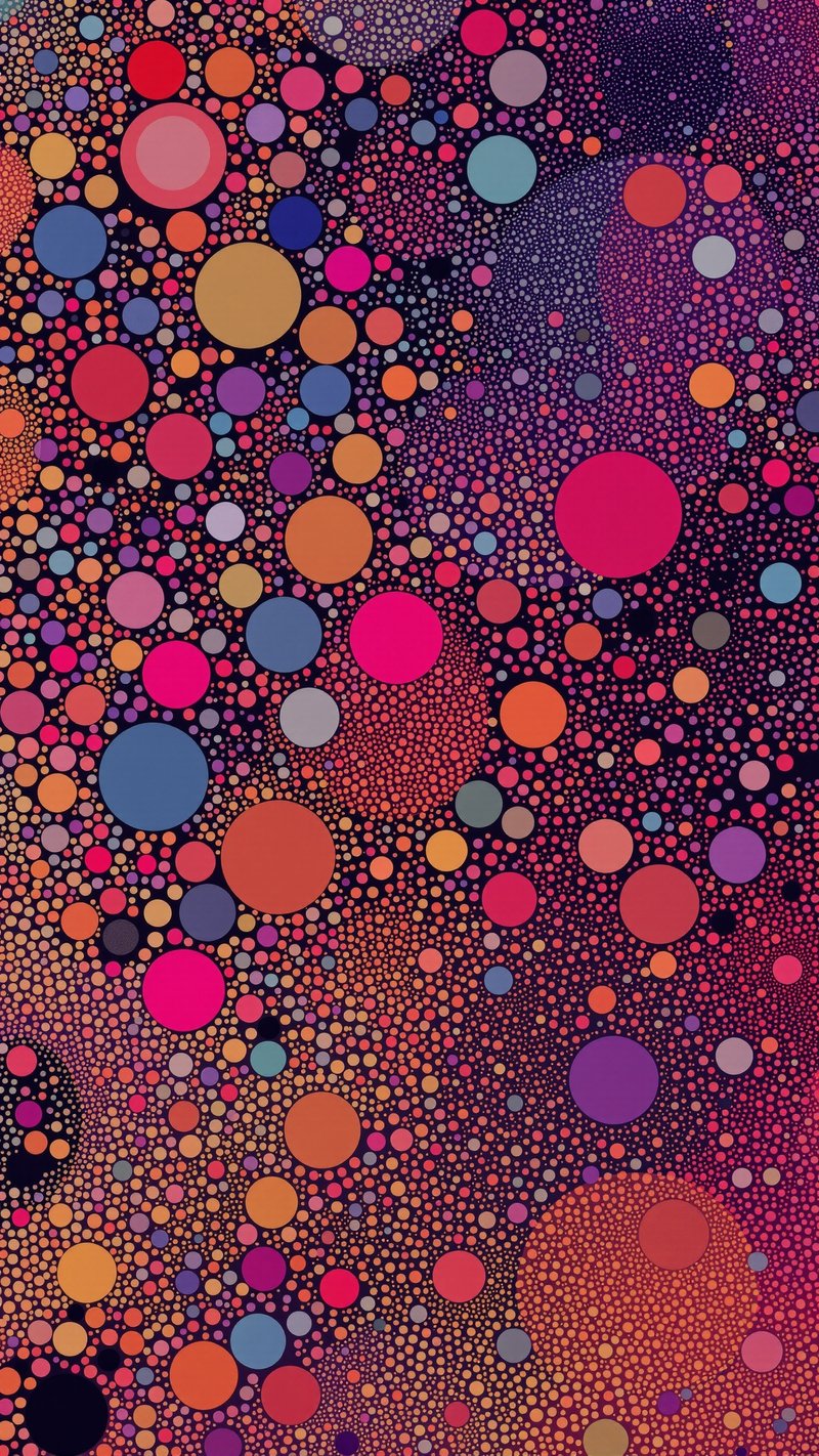 voronoi weighted - Abstract phone wallpaper
