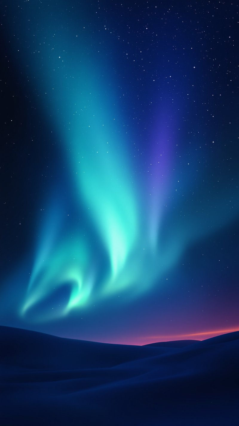 aurora subtle - Abstract phone wallpaper