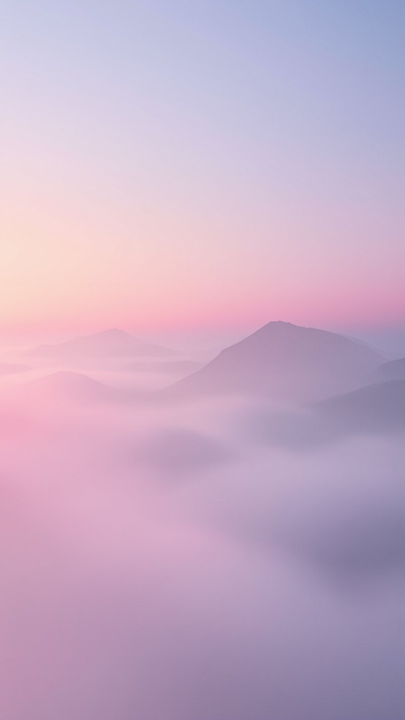 sunrise misty - Abstract phone wallpaper