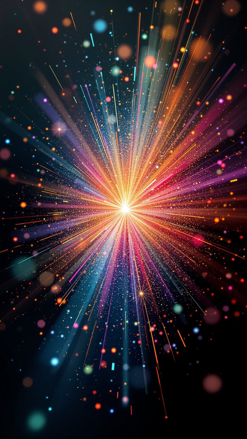 sparkle burst - Abstract phone wallpaper