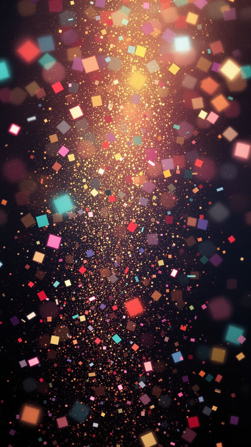 confetti shimmer - Abstract phone wallpaper