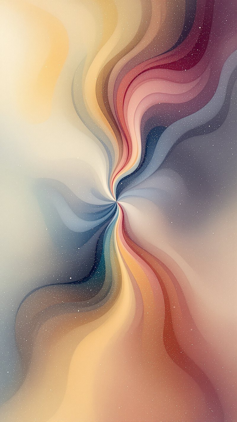 galaxy collision - Abstract phone wallpaper