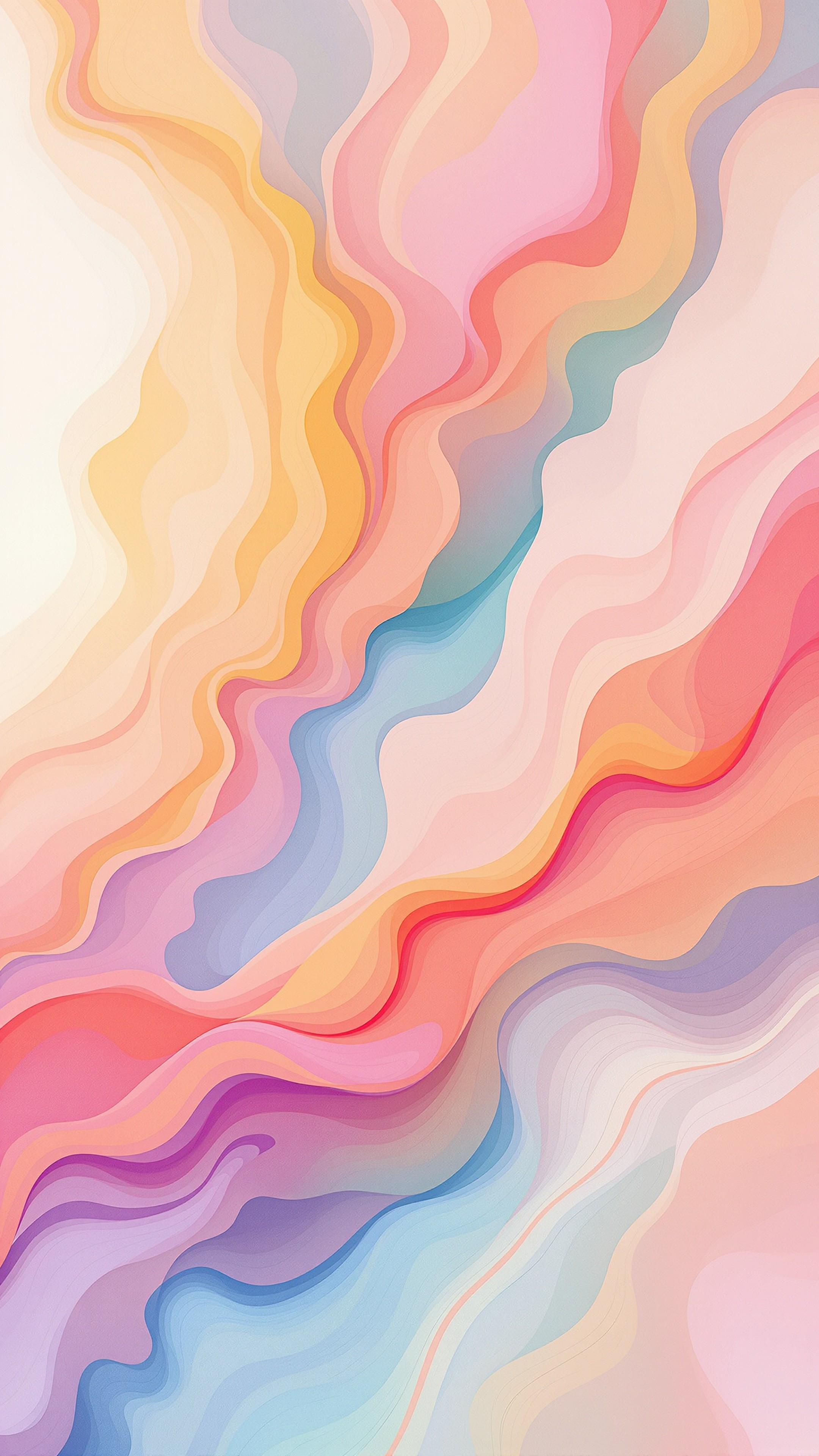 Breath Expand - Abstract phone wallpaper 2160x3840