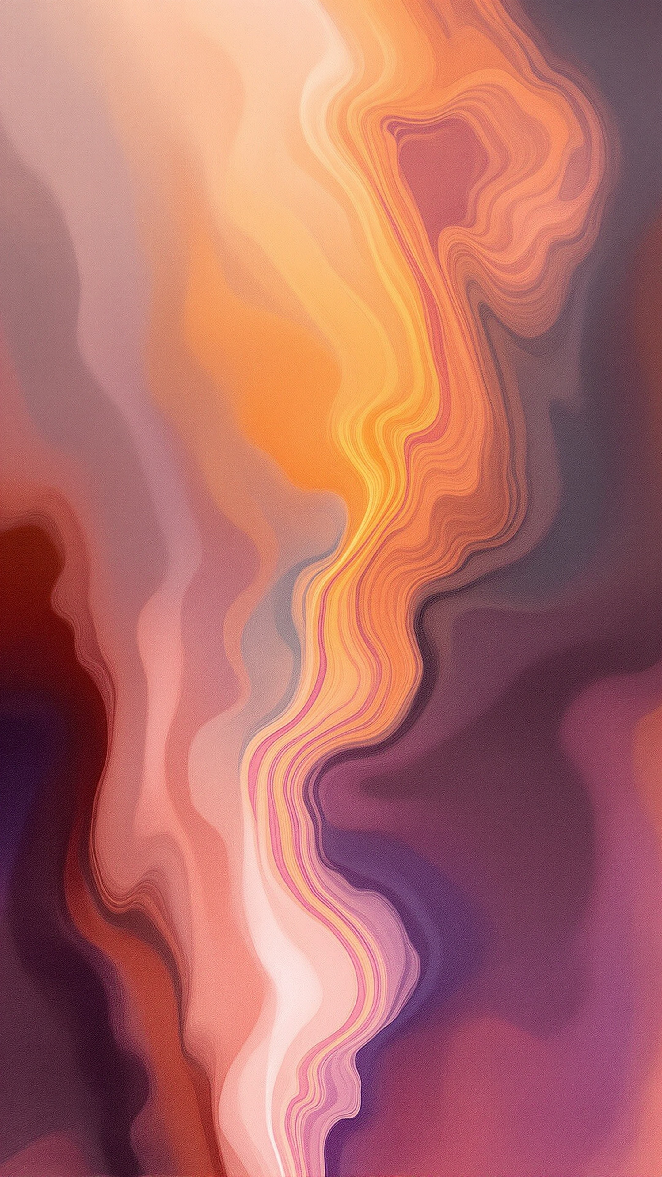 Chakra Sacral - Abstract phone wallpaper 2160x3840