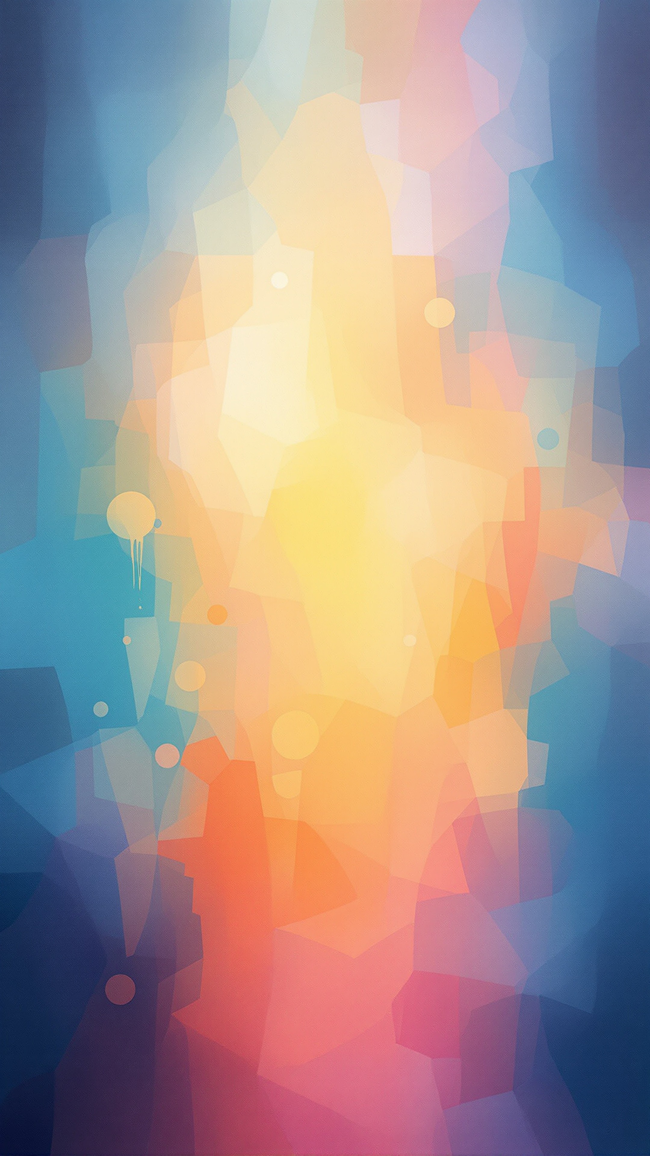 Dawn Glow - Abstract phone wallpaper 2160x3840