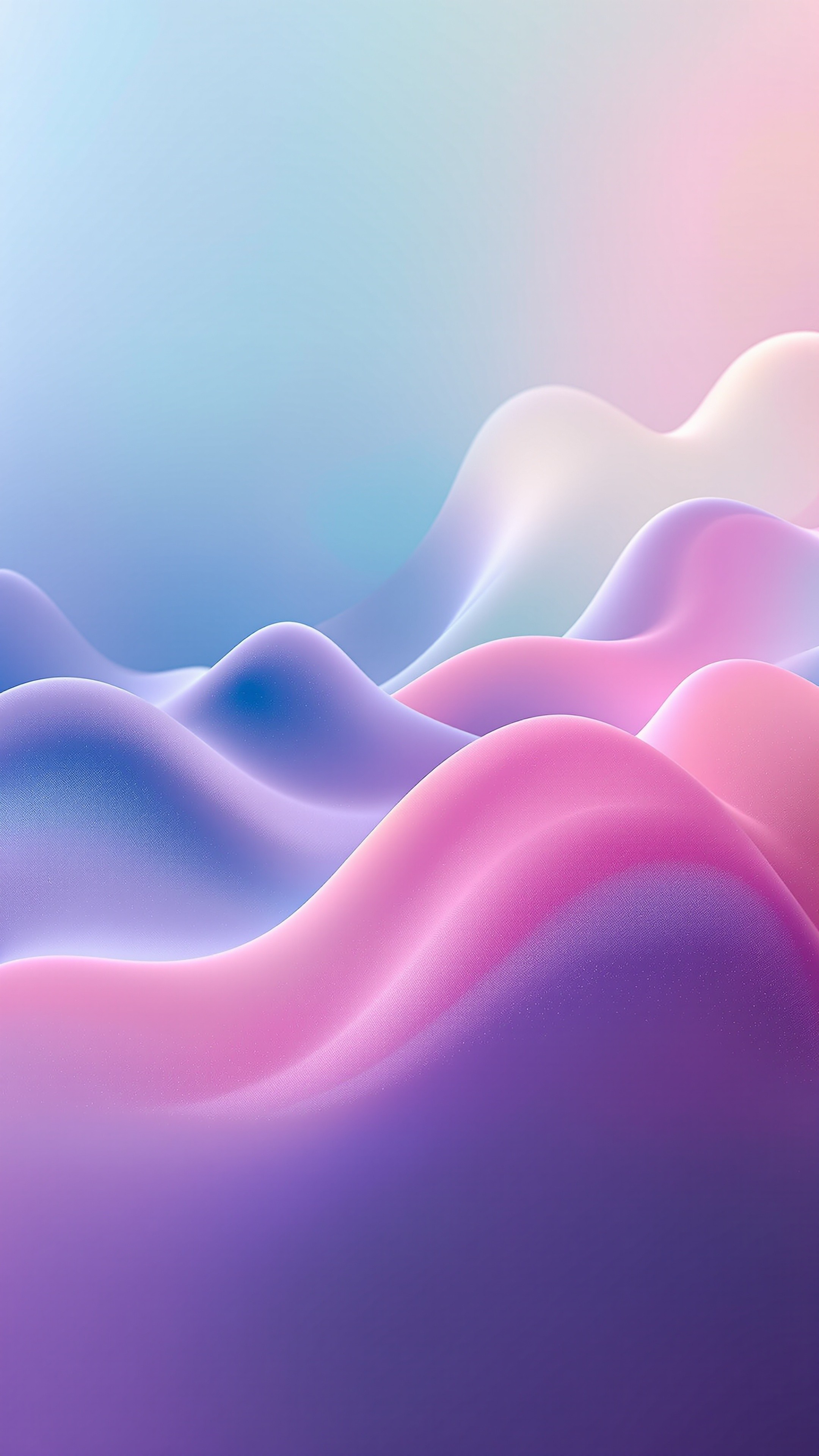 Gentle Pulse - Abstract phone wallpaper 2160x3840