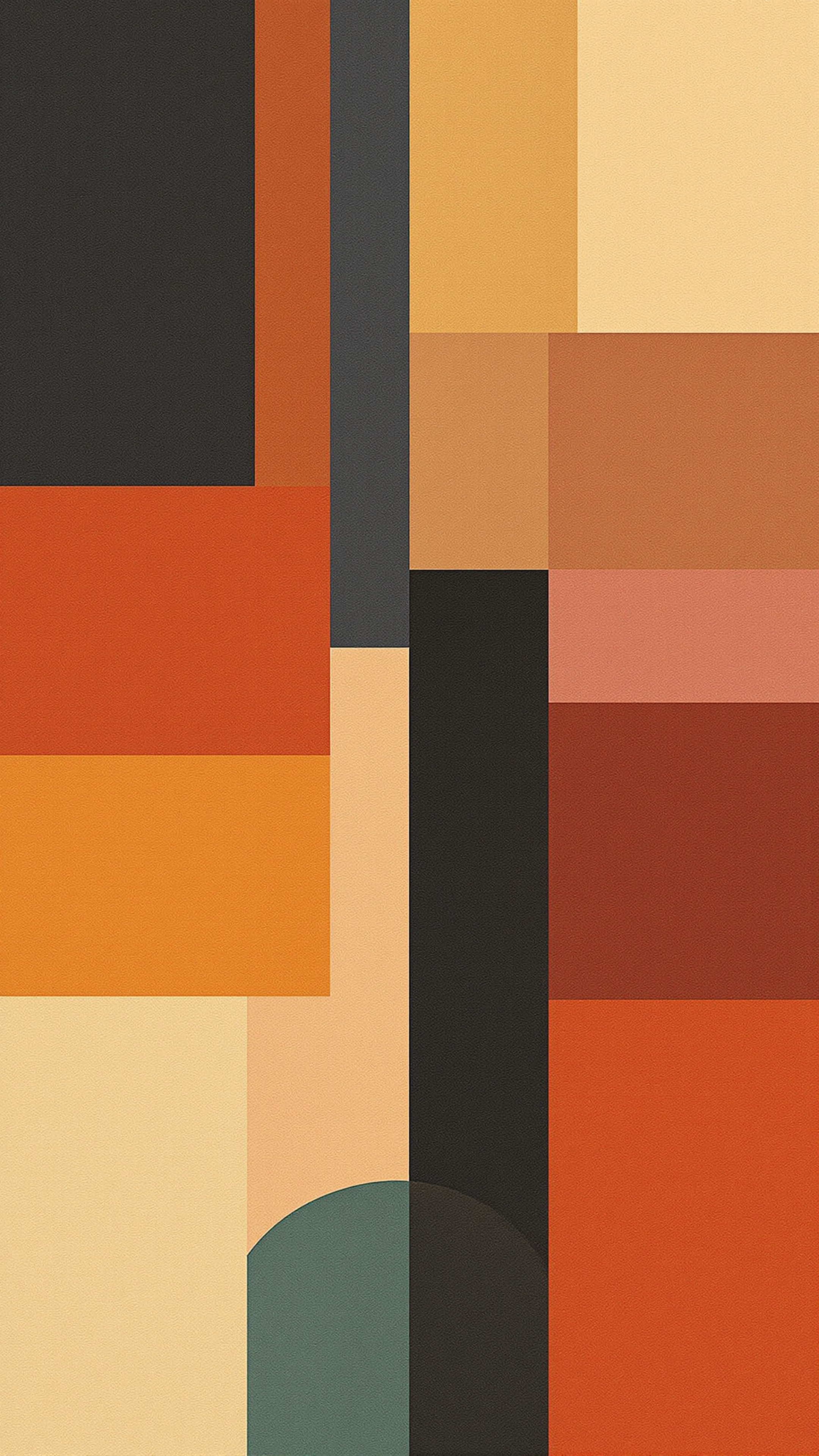 Grid Minimal Zen - Abstract phone wallpaper 2160x3840